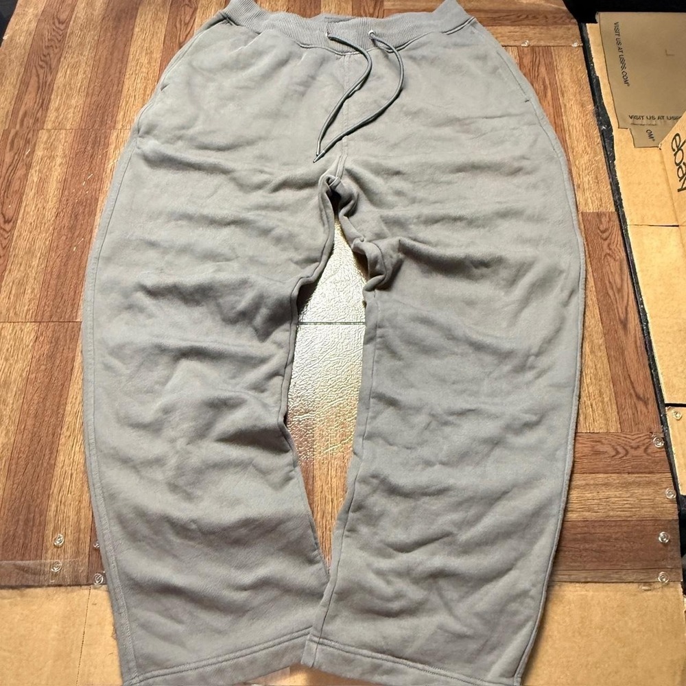 Abercrombie&Fitch Grey Premium Heavyweight Hem Sweatpants Medium